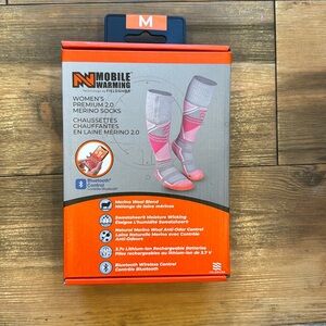 Heated Merino wool socks by Mobile warming
